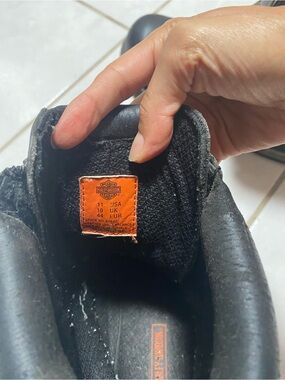 HARLEY DAVIDSON MEN'S BRAKE LIGHT MOTORCYCLE BOOTS - ROUND TOE